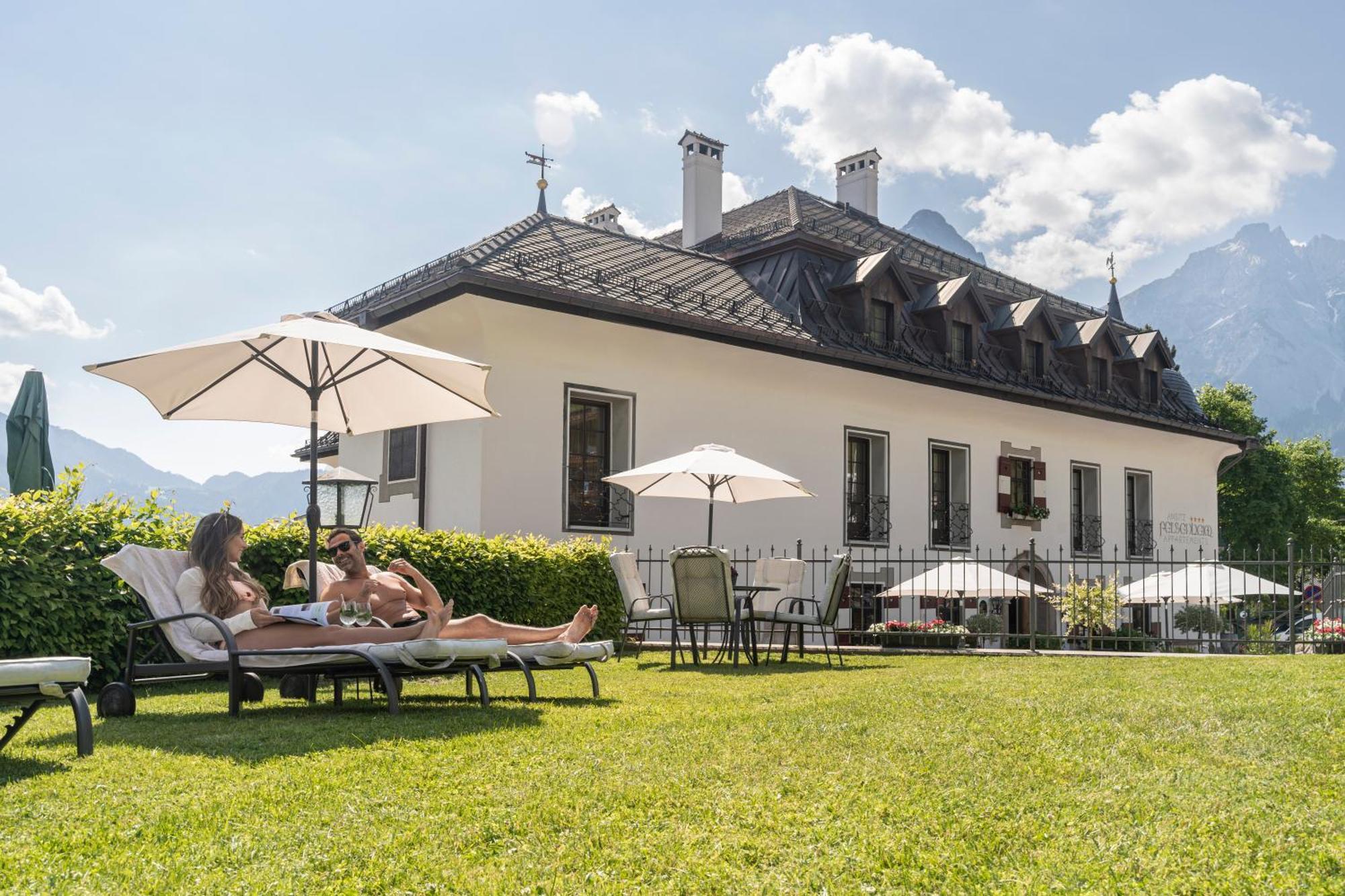 Aparthotel Ansitz Felsenheim Lermoos Exterior foto